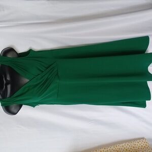 NWT CAREGABI MATERNITY SLEEVELESS DRESS, SIZE MEDIUM,  GREEN